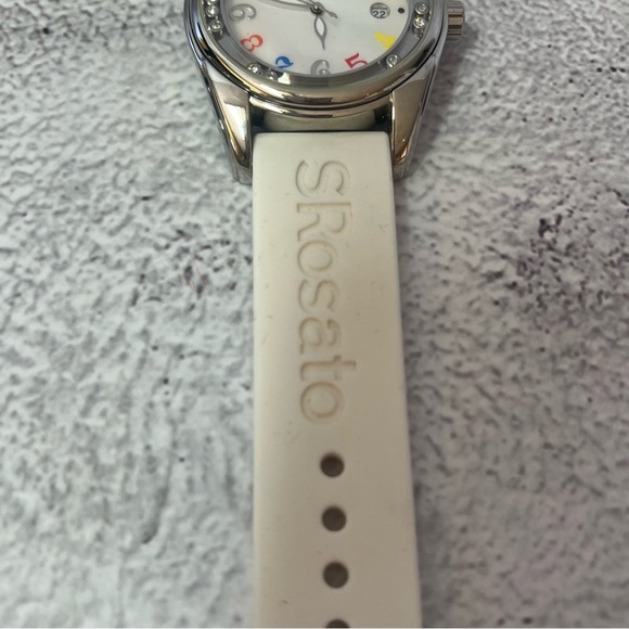 Rosato Bags Time by Rosato White Tone Quartz Analog Ladies Watch - Picture 11 of 16